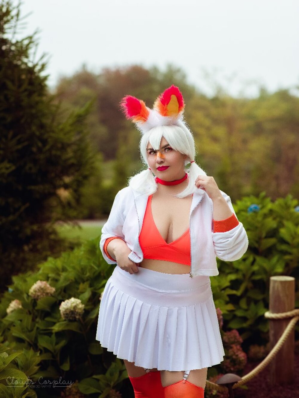 Scorbunny Pokémon Cosplay/Halloween Costume + Wig